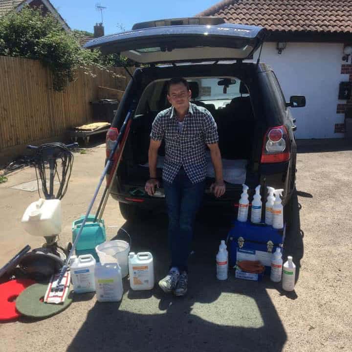 Ian Brewer from Clean and Gleam in Woking