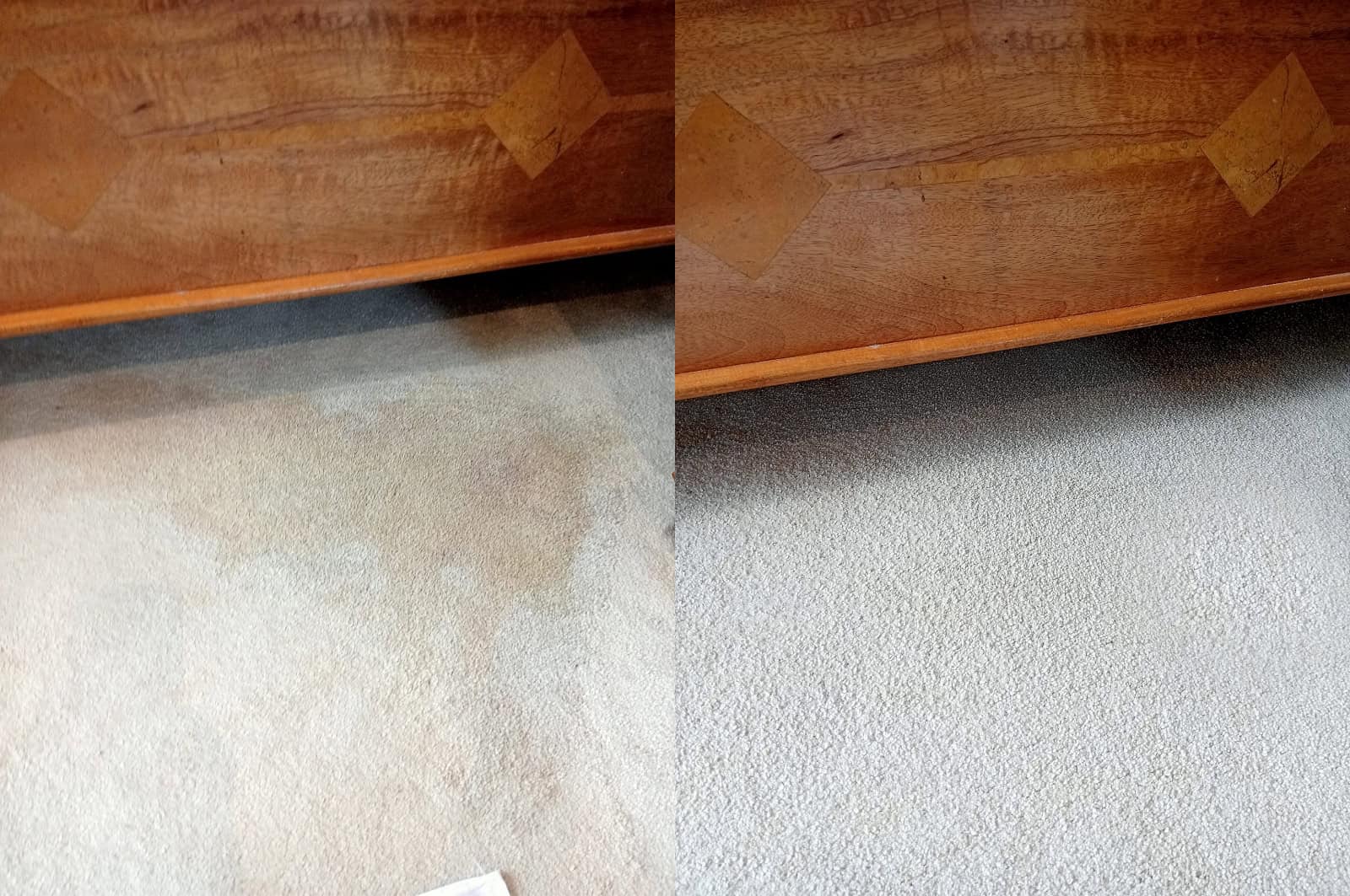 Carept cleaning befor and after example
